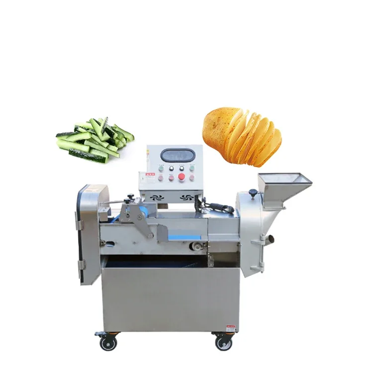 

Factory Price Commercial Vegetable Cutter Slicing Shredding Fruit Chips Chopper Carrot Onion Potato Slicer Dicer Machine