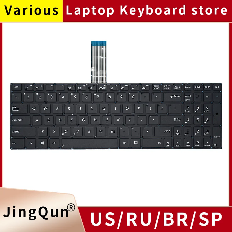New US Russian Laptop Keyboard For ASUS X501 X501A X501U X501EI X501XE Notebook keyboard replacement