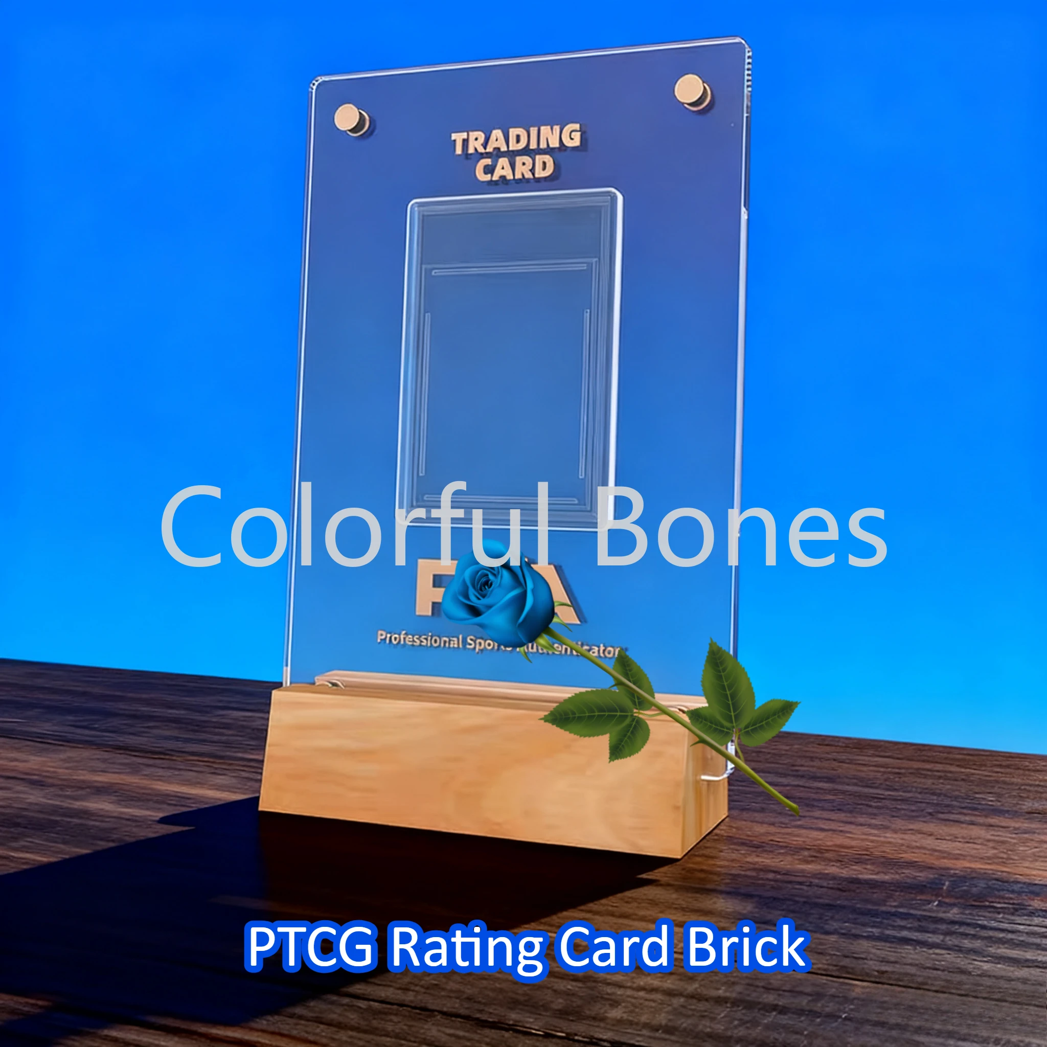 acrylic-card-display-stand-for-graded-and-rating-card-holder-with-solid-wood-base-perfect-for-ptcg-pokemon-yu-gi-oh-trading-card