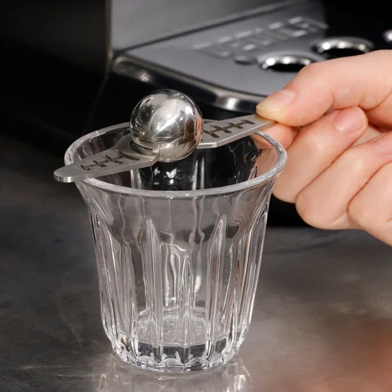 1set Coffee Ice Ball for Espresso Coffee Reusable Stainless Steel Ice Balls  Cooling Flavor Retaining Coffee Tool