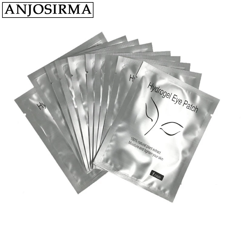 ANChain-Autocollants pour les yeux SIRMA, patchs hydrogel pour extension de faux cils, tampons pour les yeux, outils de maquillage, 50 paires
