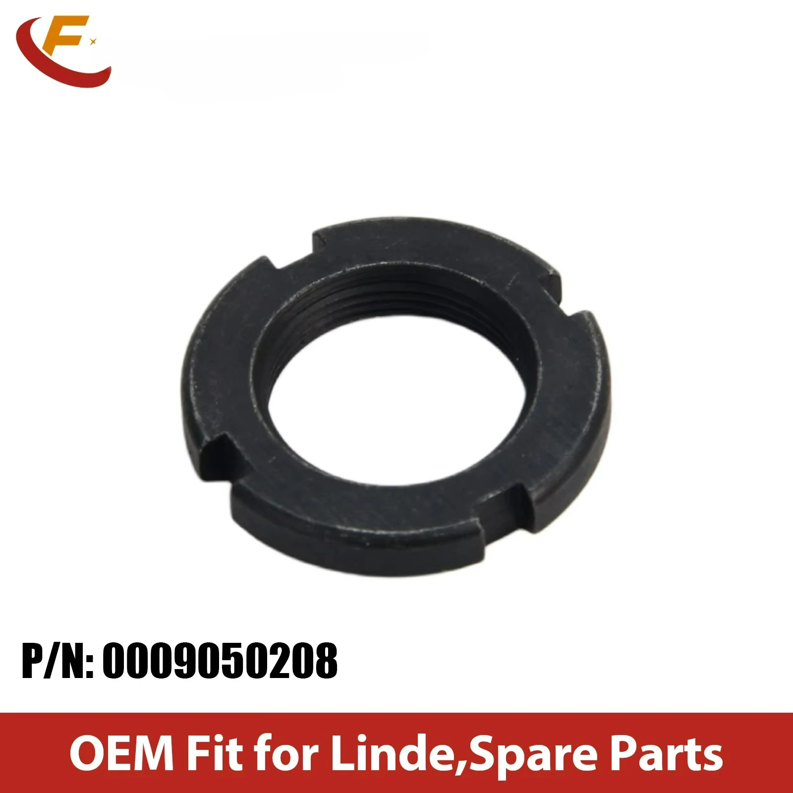 

China Forklift Universal Accessories Parts Castle Nut 0009050208 Slotted Nut for Linde Material Handling Equipment in Stock