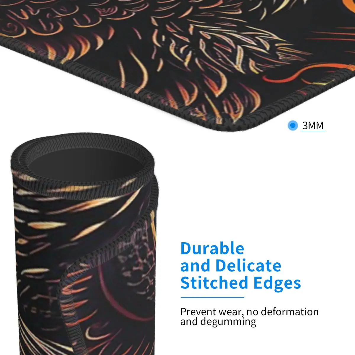 GUARDIAN Eagle Viking Mouse Pad Computer Keyboard Mouse Mat Gaming Laptop Desk Mat Office Accessories Table Mats