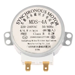 MDS-4A 220V Micro Turntable Synchronous Tray Motor Microwave Oven Accessories Core Coupling Clutch