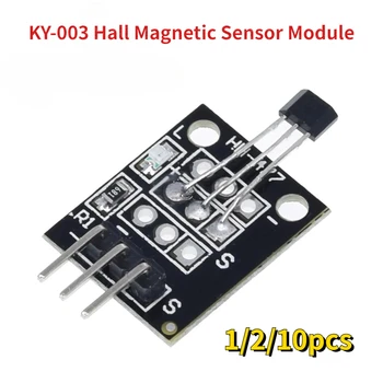 1-10 adet KY-003 Hall manyetik sensör modülü Arduino için AVR akıllı arabalar DIY başlangıç kiti