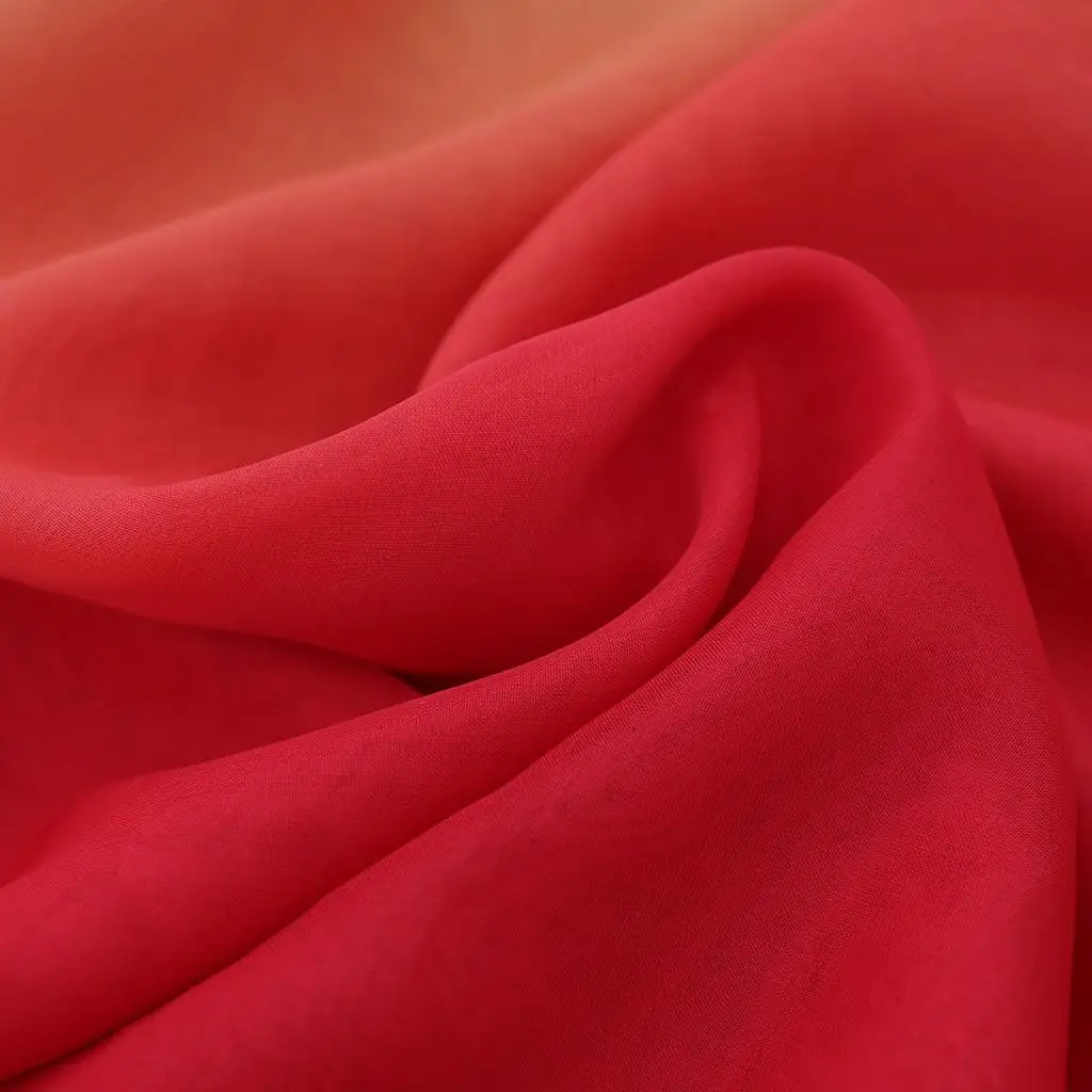 Dance Silk Veil Poi Ball Bright Abundant Scarf Adjustable Cord Smooth Handle for Bellydance Shows and Festivals