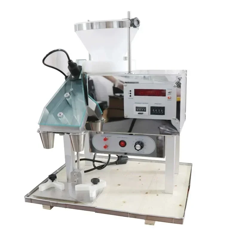 Small Electronic Counting Machine, Intelligent Tabletop Counting And Bottling Machine