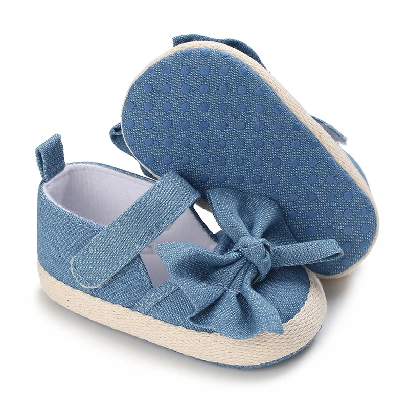 Baywell Sweet and Chic: Adorable Bowknot Design Casual Shoes for Baby Girls 0-18 Months Baby Casual Shoes