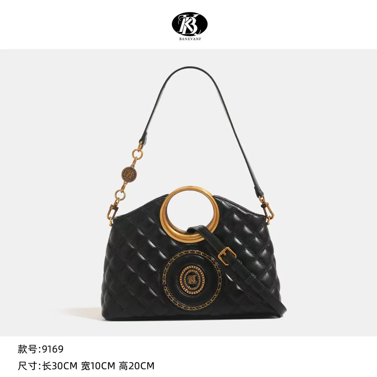 KB Marken-Damenhandtasche 2026 Neue Hochwertige Designer-Diamantförmige Ketten-Tragetasche, Modische Damen-Umhängetasche – Detail 5