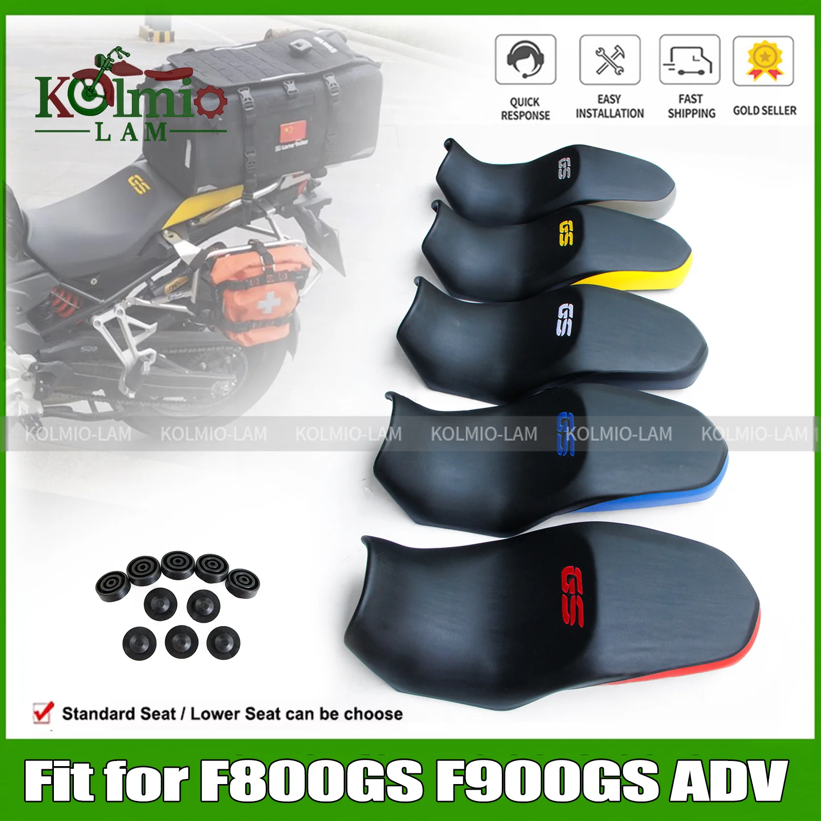 

F800GS F900GS Adventure Seat Motorcycle High Lower Driver Seat Cushion Pillion Pad для BMW F800 GS F900 GS ADV 2024 2025