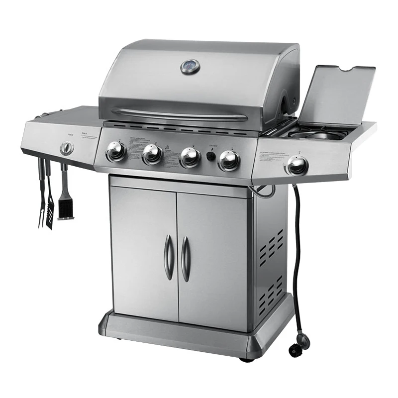

Outdoor Kitchen 4 BURNERS FULL STAINLESS STEEL GAS BARBECUE GRILL BBQ GRILL