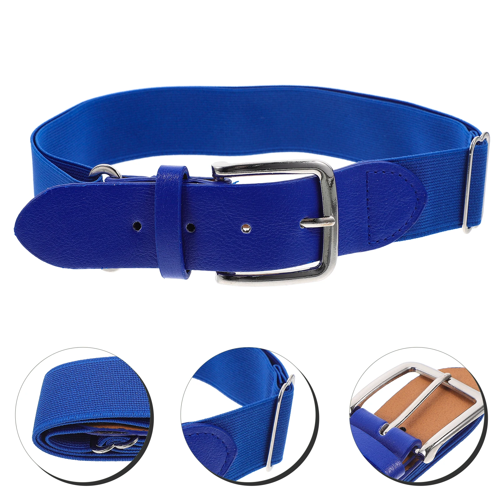 

Elastic Belt Baseball Softballs Women Men Sports Belts Imitation Youth Adjustable Outdoor Team