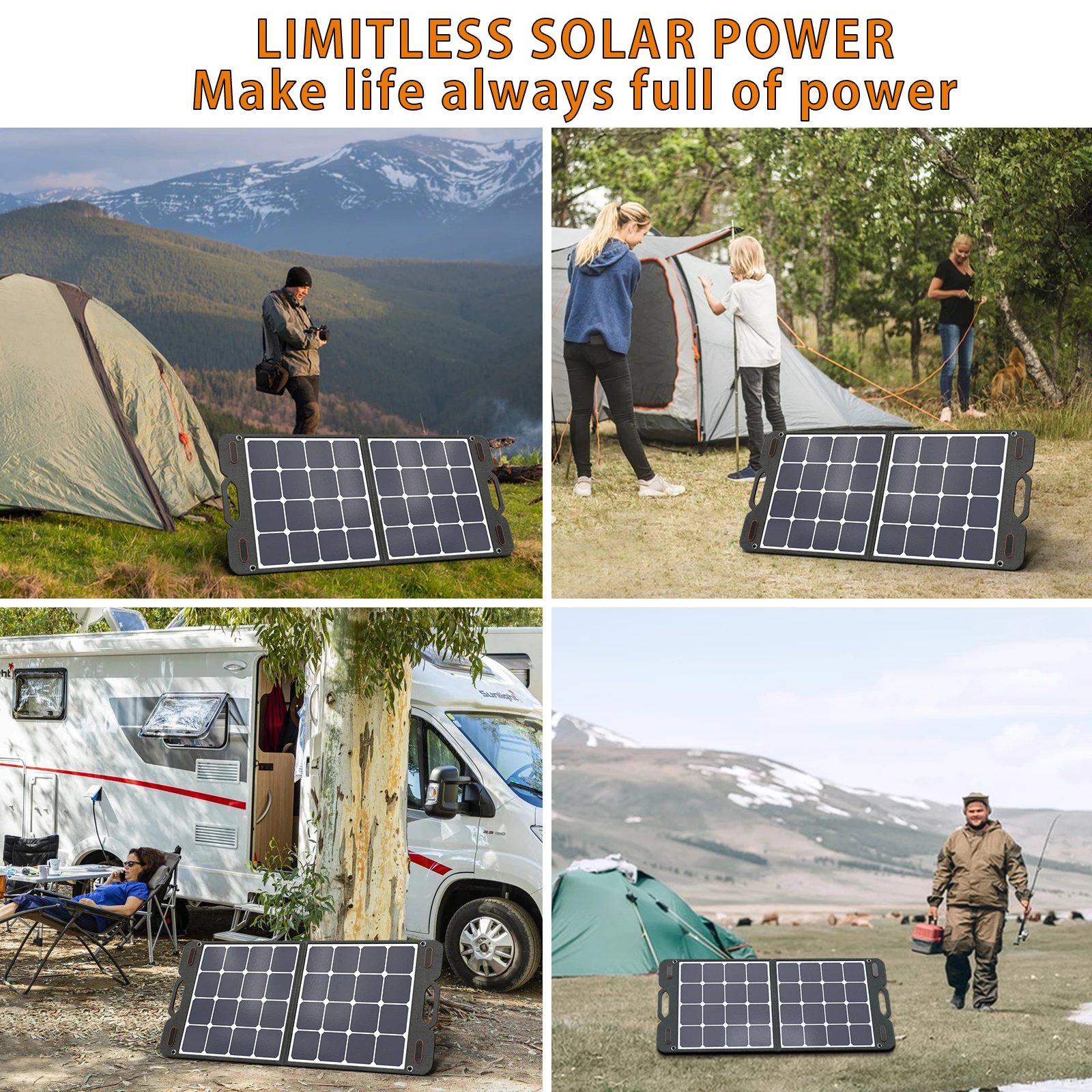 VDL centrale elettrica portatile 510Wh/800W con pannello solare da 100W generatore di ricarica rapida per emergenza da campeggio all'aperto domestica