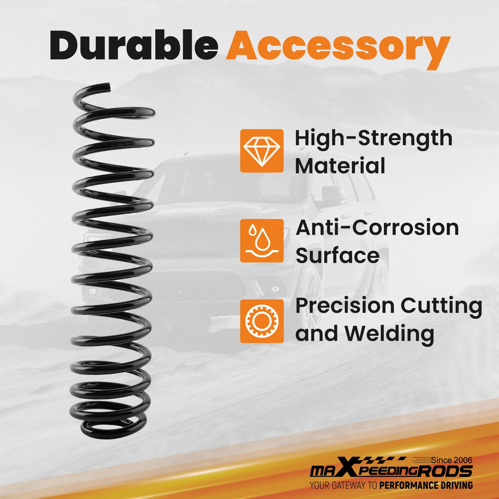 Kit de elevación de 3,25 pulgadas con amortiguadores para Jeep Wrangler TJ 6CYL 1997-2002