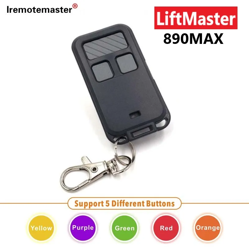 

For Liftmaster Chamberlain Craftsman Garage Door Opener Remote Keychain 890max 3 Button Replace 371LM 373LM 891LM 971LM remote