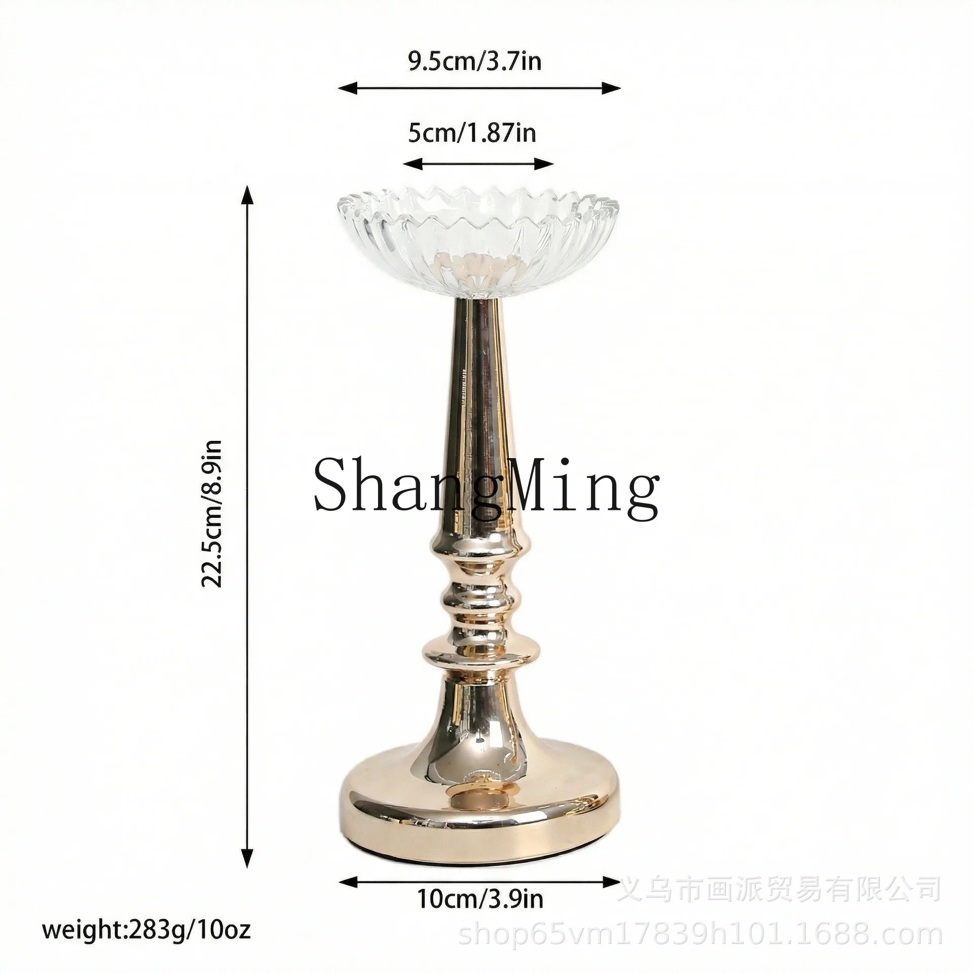 

PYH retro wrought iron gold candlestick various shapes optional metal texture candlestick wedding home decoration