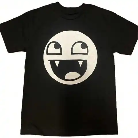Casual Simple Crew Neck T-Shirts Epic Face Vampire T Shirt Y2K Goth Emo Scene Tapout Relaxed Soft,Casual Short Sleeved T-Shirt,K