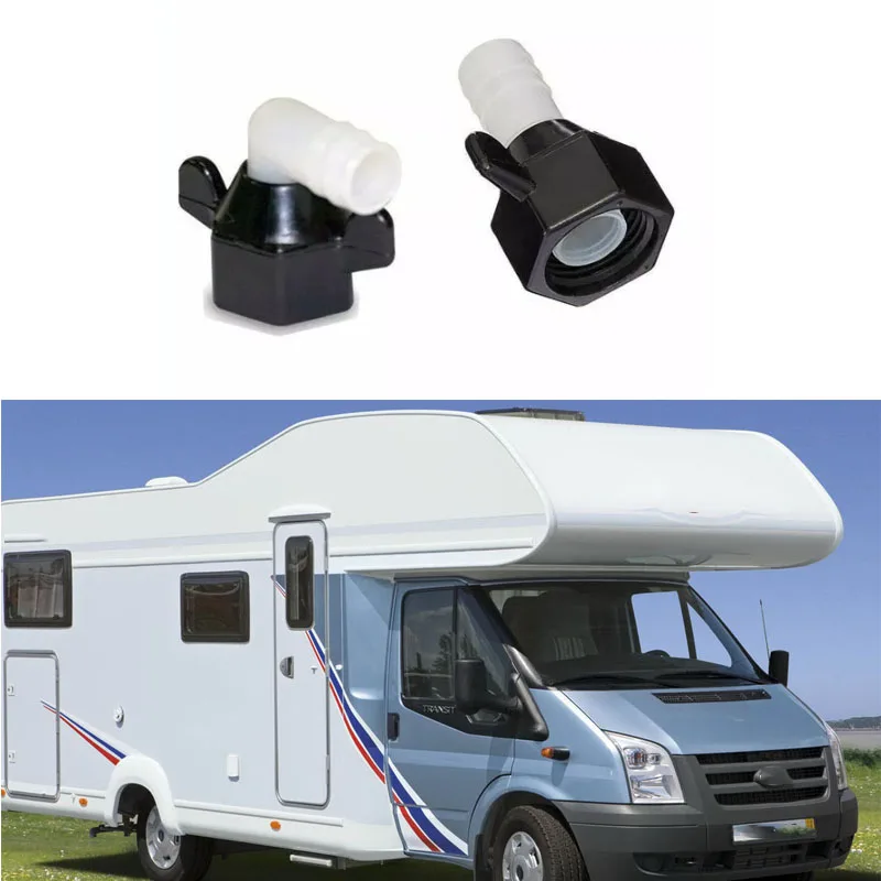 

2pcs Shurflo Straight & Elbow 1/2" 12mm Connectors Pump Fittings Caravan Motorhome Accessories Water Pump Pagoda Joint