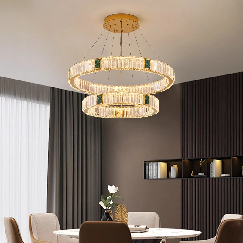 

Modern home decoration crystal chandelier, stair Pendant lamp, living room Pendant lights, interior lighting