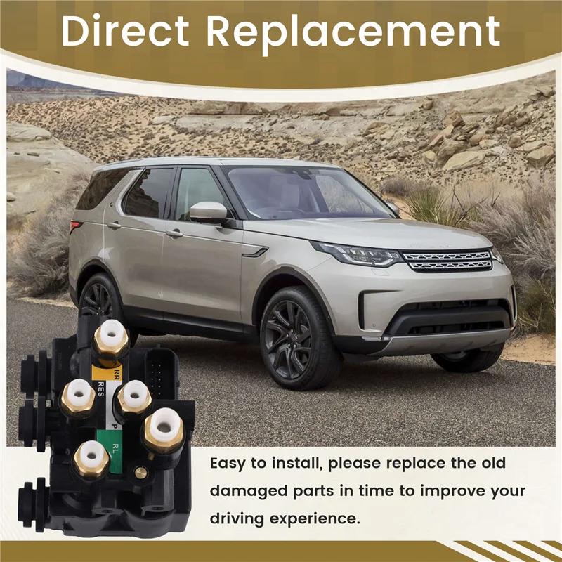 A65P-LR070246 LR113342 Air Suspension Valves Valve Blocks Front Side For Land Rover Range Rover MK IV L405 L494 2013-2020 view 6