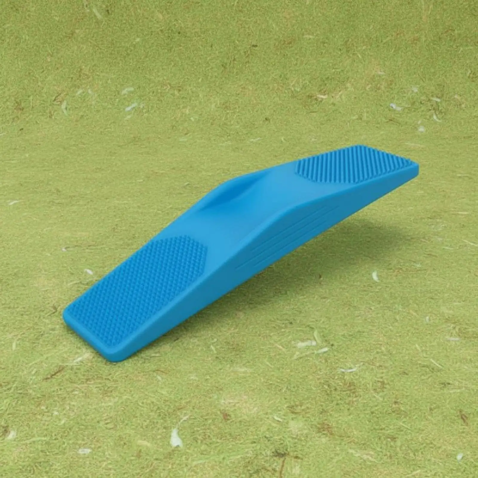 Curved Horse Brush for Daily Grooming Textured Grip Handle Equine Cleaning Tool for Stable Barn Care Routine