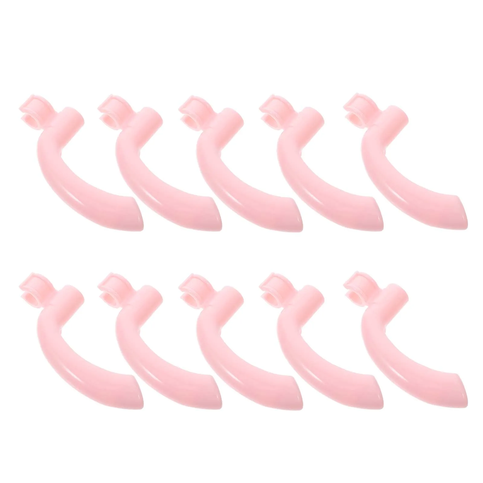 

10 Pcs Plastic Dustpan Handle Handles Grips Broom Gripper Replacement End Cap Mop