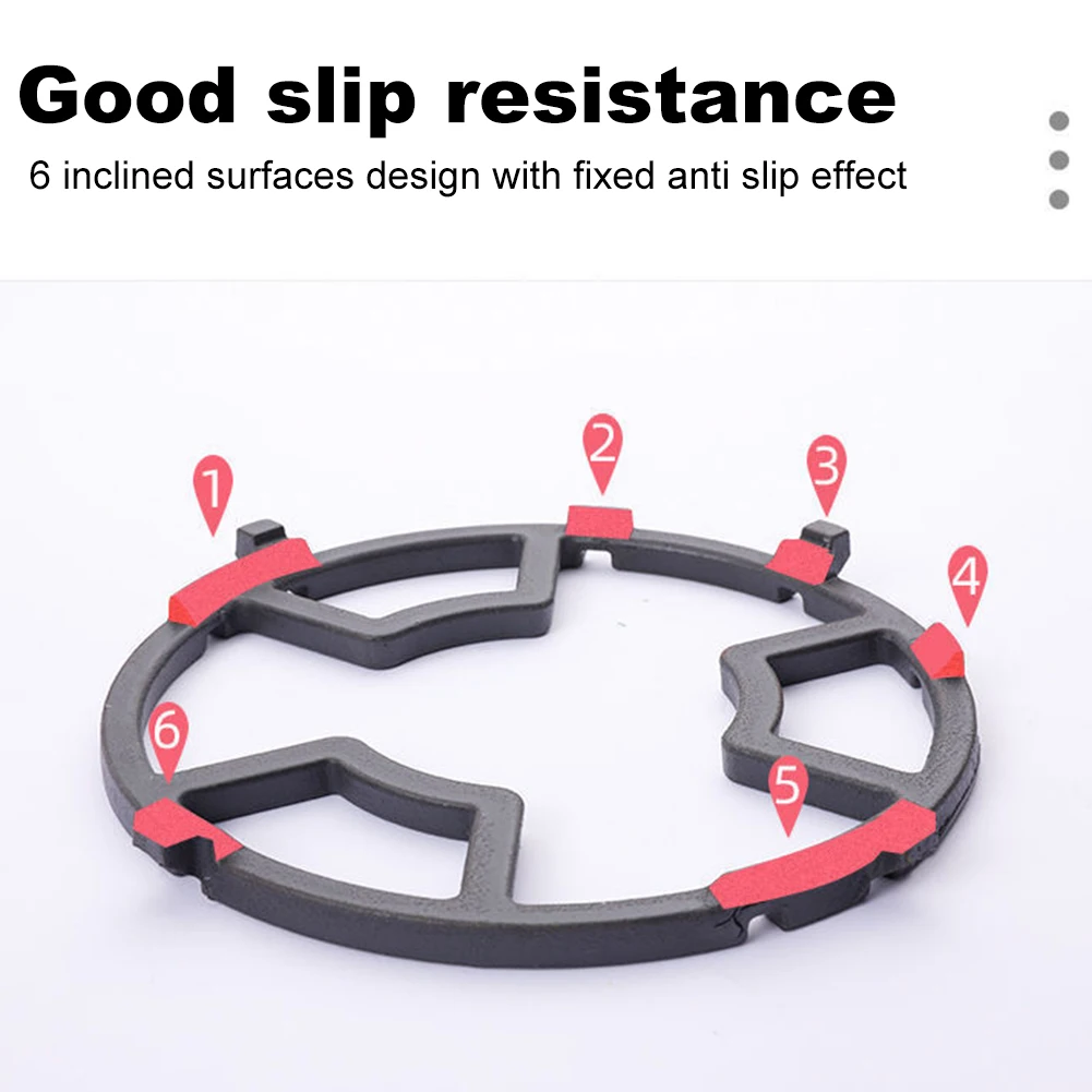 Milk Pot Holder Non Slip Gas Cooktop Pot Rack with Box Universal Wok Support Ring for 4 Claw 5 Claw Gas Stove Burner Cooker Hob
