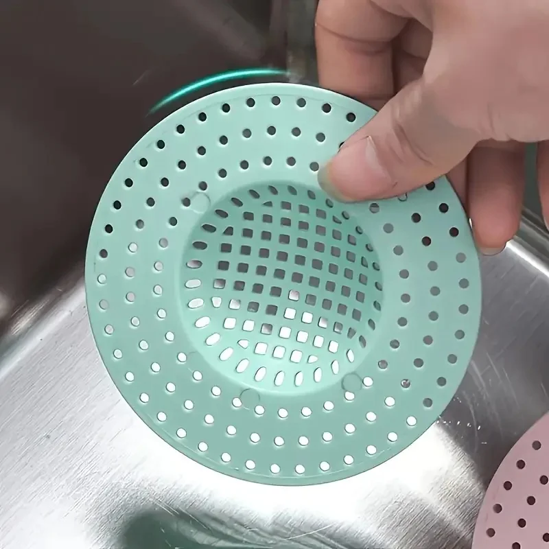 Confezione da 5 filtri per lavello da cucina, rete resistente, cattura peli e detriti alimentari per evitare zoccoli, colori assortiti