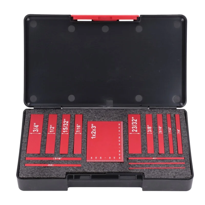 15pcs-setup-blocks-laser-engraved-size-aluminum-alloy-high-strength-height-gauge-set-for-woodworkingred
