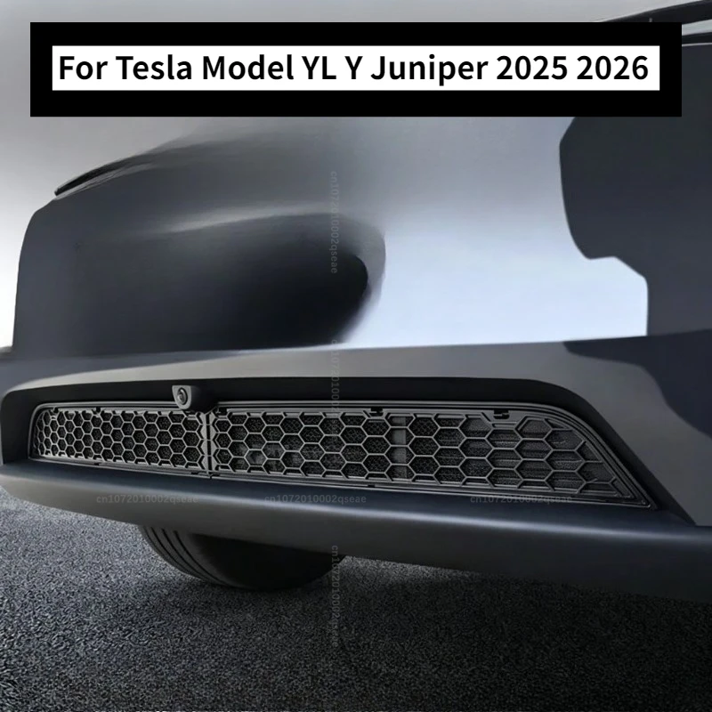 Für Tesla Model YL Y Juniper 2025 2026 Frontgrill Insektennetz Kühler-Schutz Wasserdicht Langlebig Exterieur-Zubehör – Detail 1