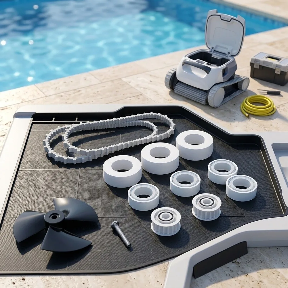 Pool Maintenance Pool Impeller Kit Impeller Replacement Kit Guide Pulley Guide Wheels And Gears Climbing Wheels Included