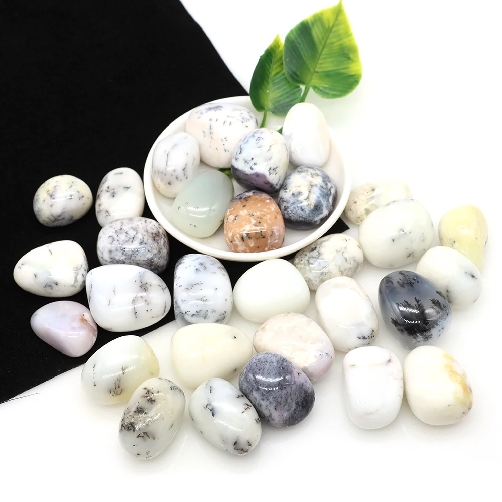 Natural Dendritic Opal Tumbled Stone Bulk Healing Energy Crystal Mineral Specime Reiki Gems Aquarium Home Decor Lots Wholesale