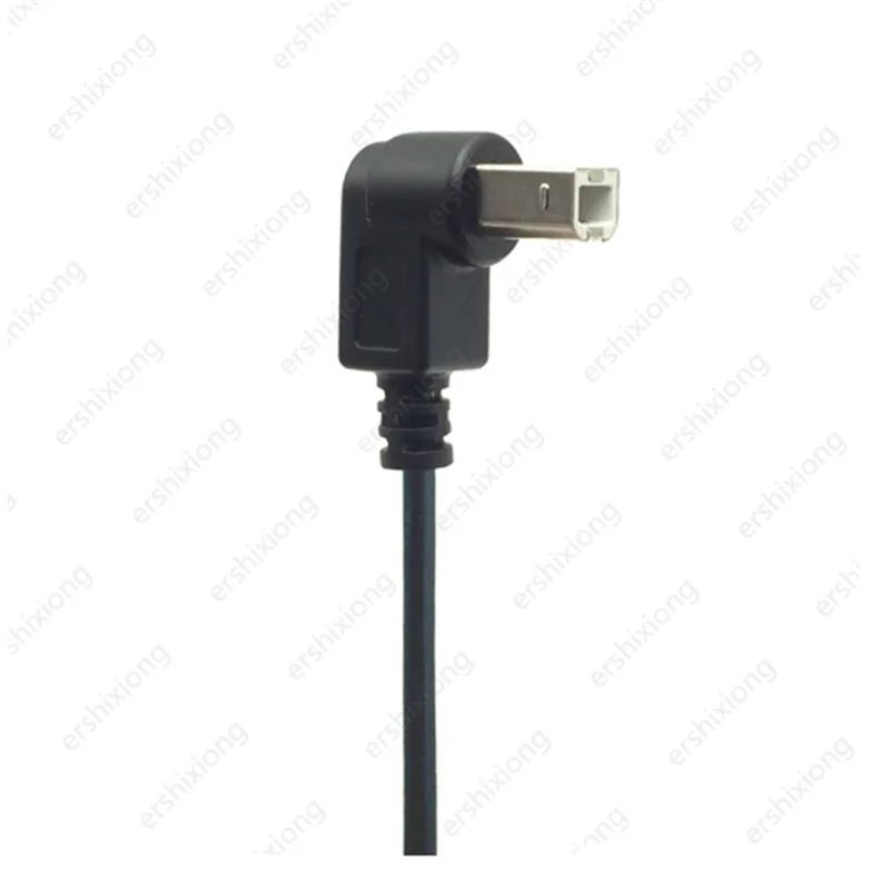 Cable USB tipo A macho A tipo B macho, 90 grados, arriba, abajo, izquierda y derecha, 2,0, 150cm, 5 pies