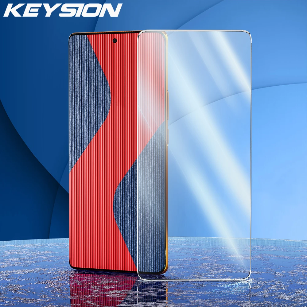 KEYSION Tempered Glass Full Cover for VIVO V30 Pro 5G V29 5G V29e Screen Protective Film for VIVO X100 Pro Y17S Y27S Y03 Y200 5G