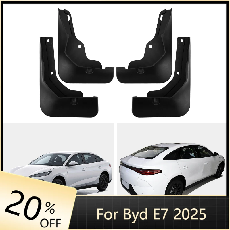 

Mud Flaps MudFlaps Front Rear Mudguards Car Accessories For Byd E7 2025