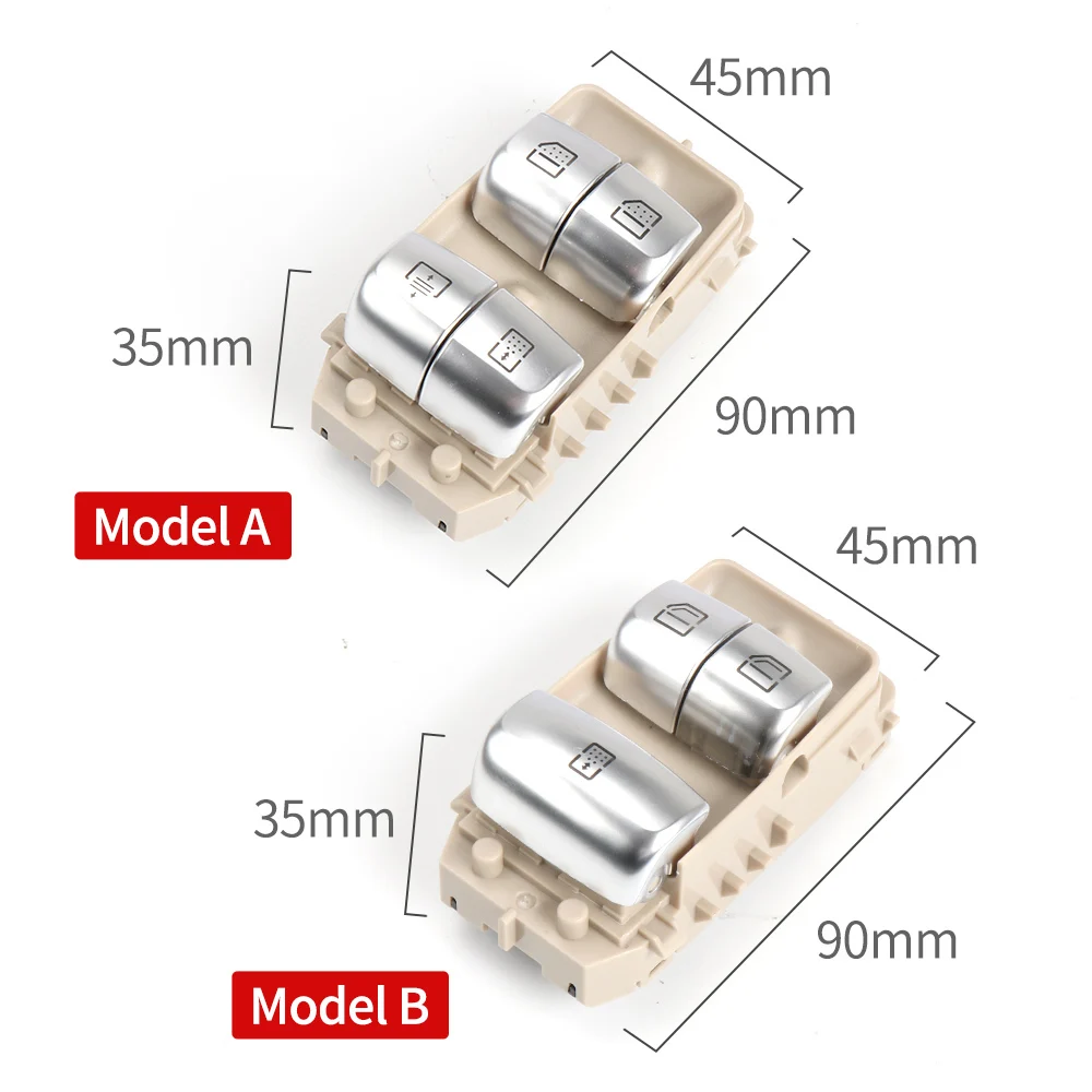 

W222 W213 S550 S600 S300 S350 E180 E200 E220 2229051505 Car Power Electric Rear Window Lifter Switch For Mercedes BENZ S E Class