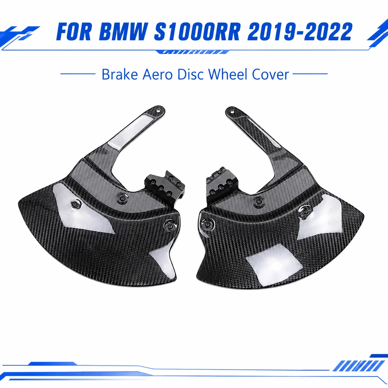 

Real Carbon Fiber Brake Aero Disc Wheel Cover for BMW S1000RR 2019-2022 Motorcycle Accessories