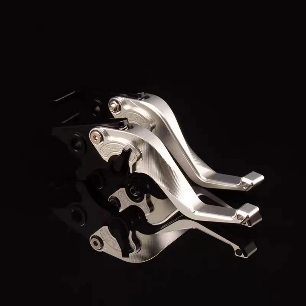 Suitable for CFMOTO 700MT450MT modification: aluminum alloy short racing two-finger brake lever/clutch linkage parts 700mt/450mt