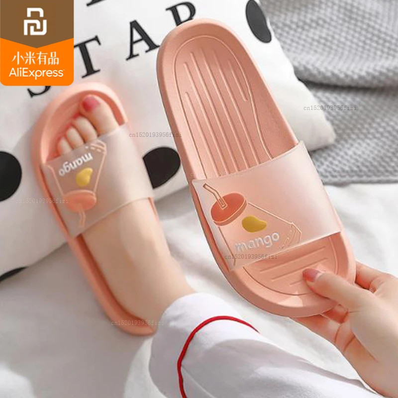 

youpin youpin slippers household indoor non-slip bathroom slippers cartoon outer wear sandals and slippers