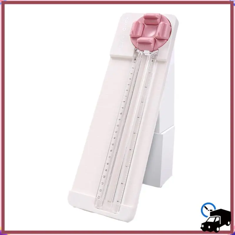 Efficient KW-TRIO 4-In-1 Paper Cutter Multi-Functional Knife Curved/Straight Photos Making Sliding Cutting Tool