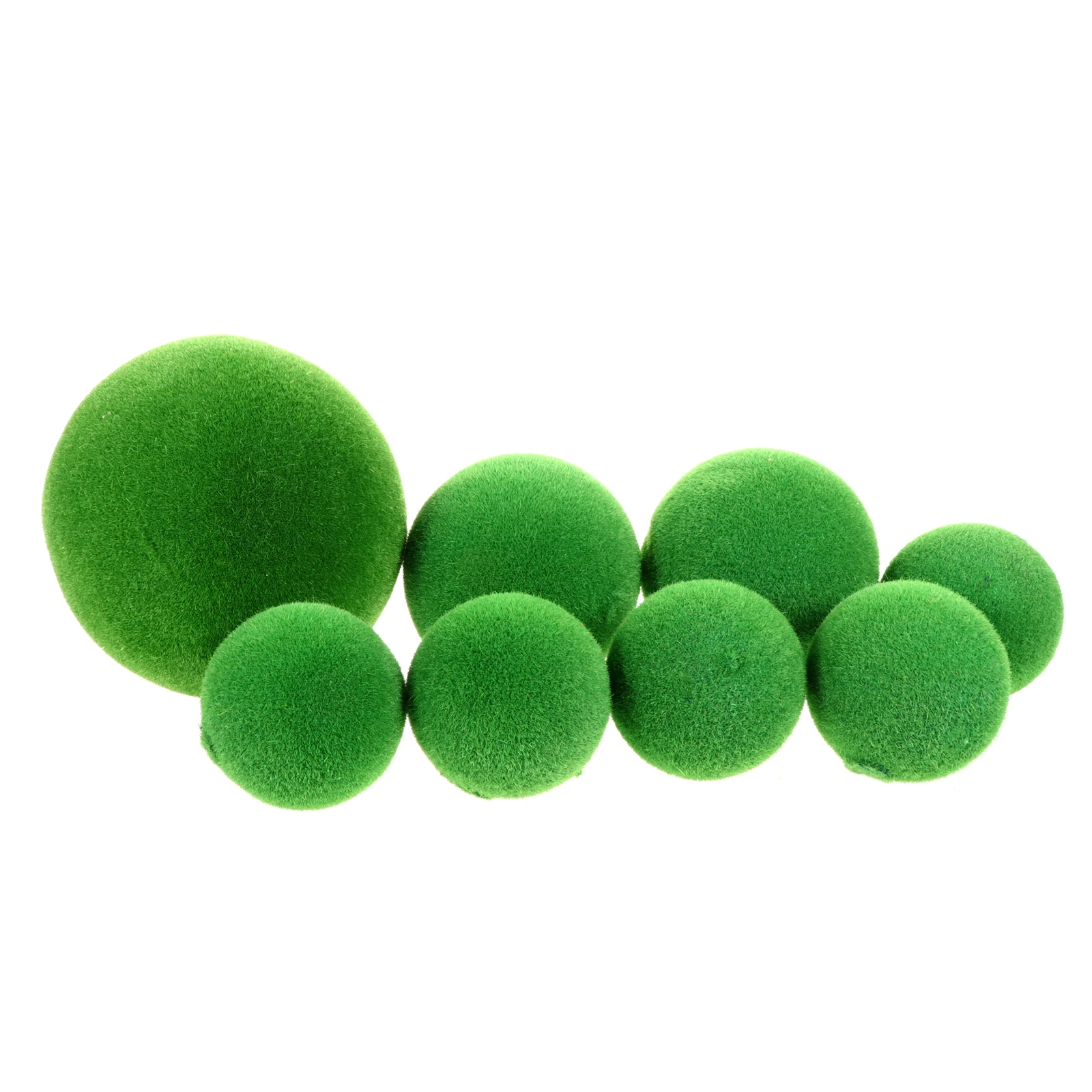 

8 Pcs 10cmx2 12cmx1 Grass Moss Decoration Ball Mossy Ball Diy Crafts Decor DIY Crafts Wedding Home Garden nament