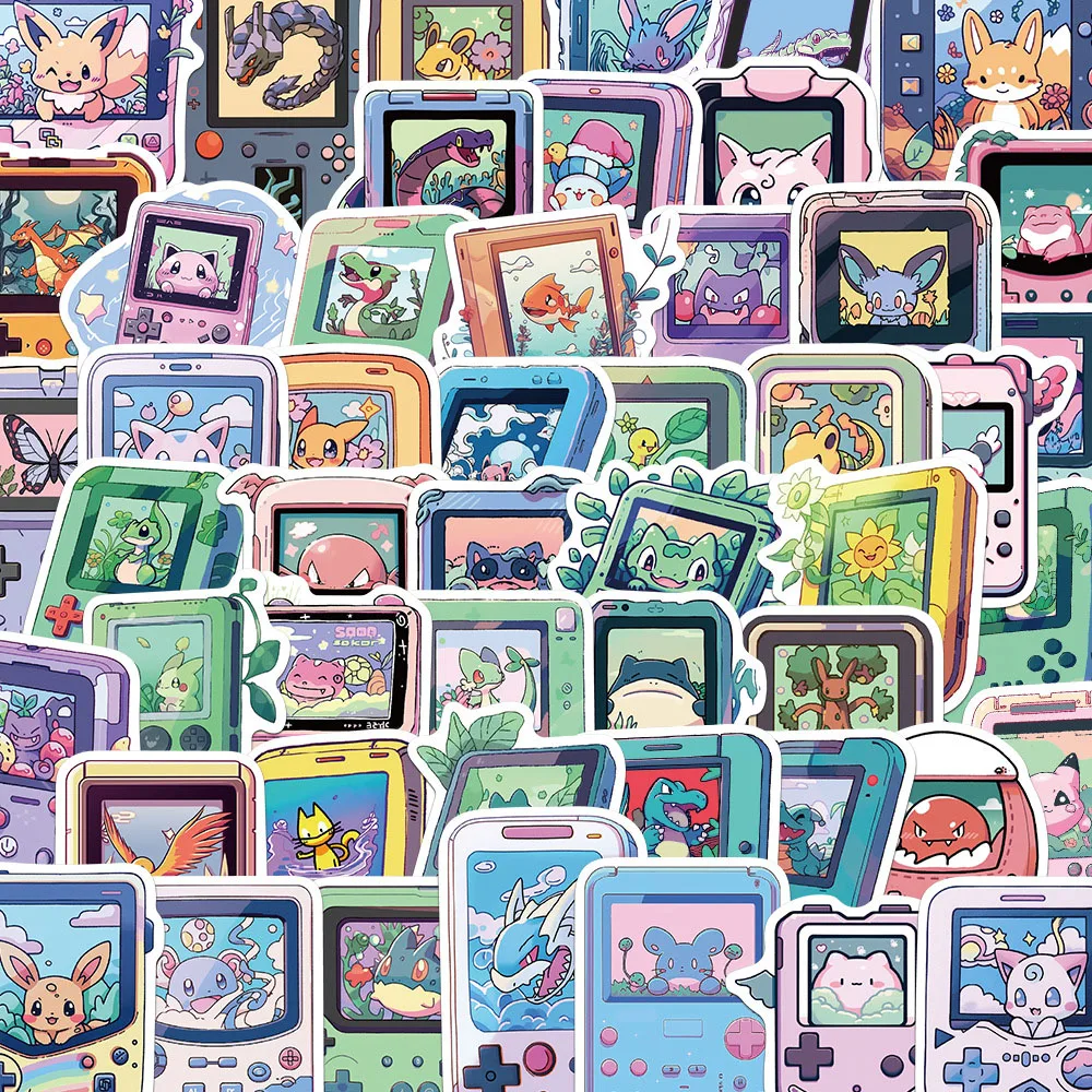 

10/30/50pcs Cute Game Pokemon Anime Stickers for Kids Graffiti Skateboard Phone Car Kawaii Charmander Pikachu Anime Sticker Toys