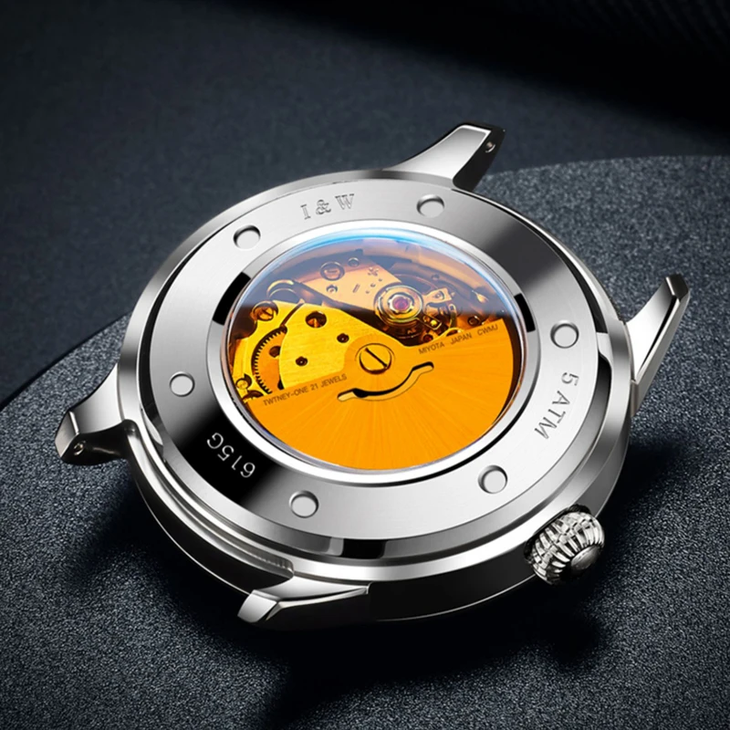 Carnival Brand High-end Luxury MIYOTA Movement Mechanical Watch for Women Sapphire Automatic Watches Stainless Steel Date Clock