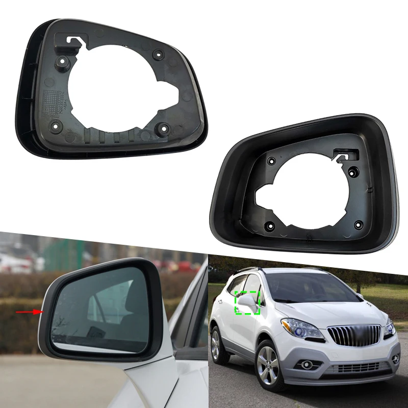 Auto Rearview Side Mirror Frame For Buick Encore For Chevrolet Trax For Opel Mokka X 2013-2018 Wing Mirror Bezel Panel Cover