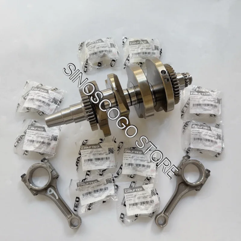 Original Crankshaft Assy Connecting Rod Bearing Balance Shaft Bearing together for CFMOTO Motorcycle 400NK 400GT