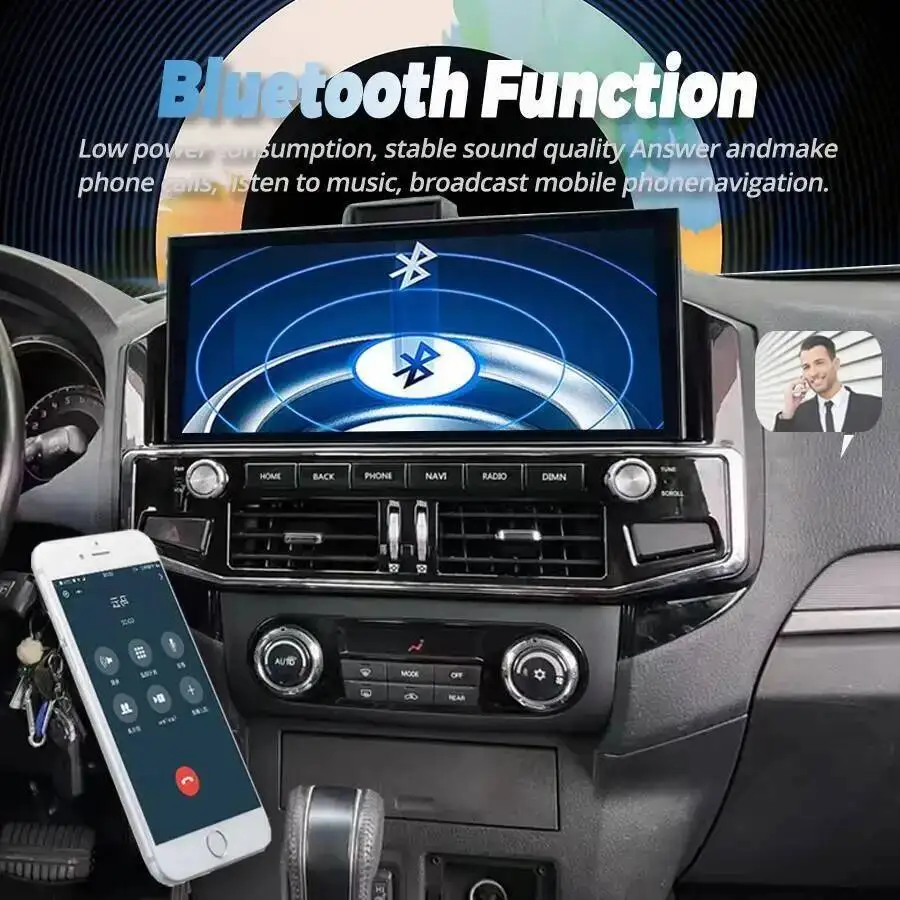 

12.3" IPS Radio For Mitsubishi Pajero Shogun Montero 2006-2020 Wireless CarPlay Navi GPS Android 14 Car Multimedia Video Player