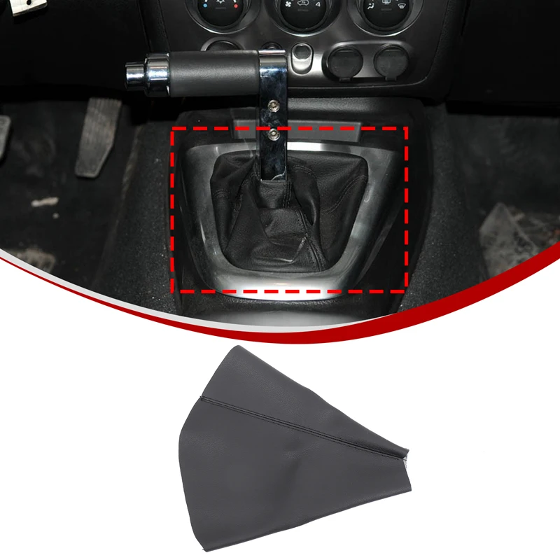

For Hummer H3 2005-2011 PU leather Car Automatic Shift Boot Shift Dust Cover Leather Gear Shift Cover Replacement parts 1 Pcs