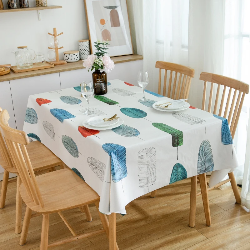 

Nordic Dining Table Cloth Waterproof and Oil Resistant Table Flag Hotel Tablecloth Party Holiday Tablecloth Table Cover Manteles