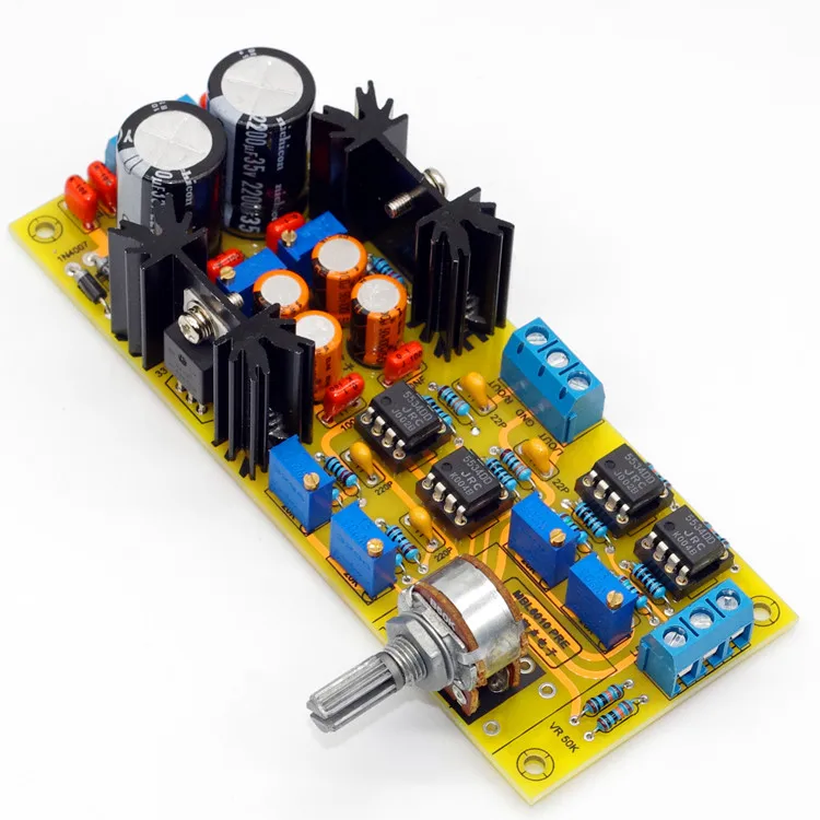

MBL6010 усилитель мощности, предварительно готовая плата, DIY Op Amp, предступенчатая печатная плата 5534, комплект для энтузиастов