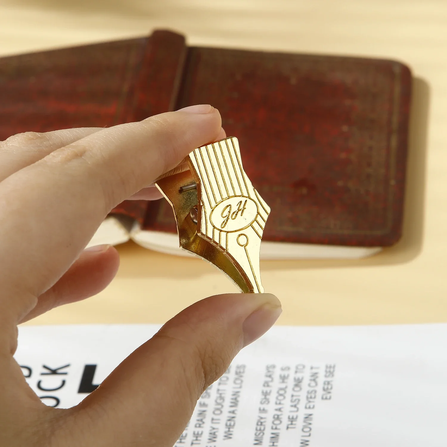 Pen Tip Notebook Binder Clips Zinc Alloy Long-tail Holder Ticket Document Test Paper Note Storage Study Office Metal Clip